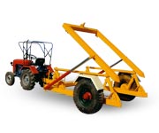 Tractor Mounted Hydraulic Garbage Container Loader