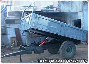 Kishan Hydraulic Tractor Trailer 2 Wheel