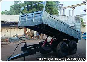 Kishan Hydraulic Tractor Trailer 2 Wheel