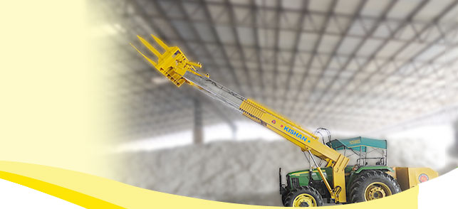 Telescopic Loader for Cotton Industry | Kishan Equipments